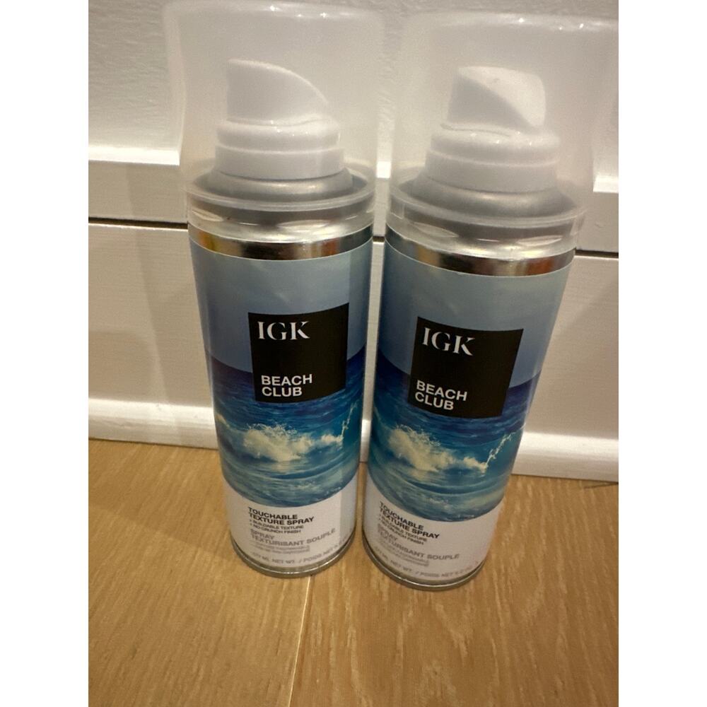 IGK BEACH CLUB Touchable Texture Hiar Spray | Lightweight | Vegan |
